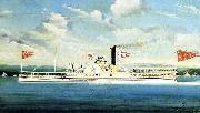 Alida, Hudson River steamer as painted, James Bard